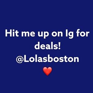 If you see something you like hit me up on Instagram I have lots more on line!